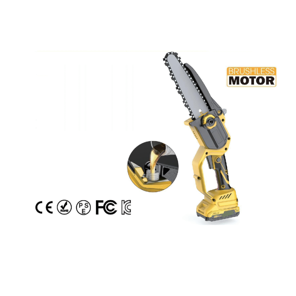 BRUSHLESS CHAIN SAW 6-8” 420W